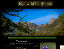 Tablet Screenshot of idyllwildcalifornia.com